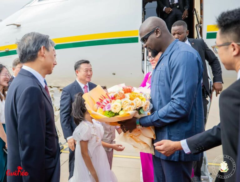 Mamady Doumbouya en Chine pour assister au Forum sur la coopération sino-africaine 