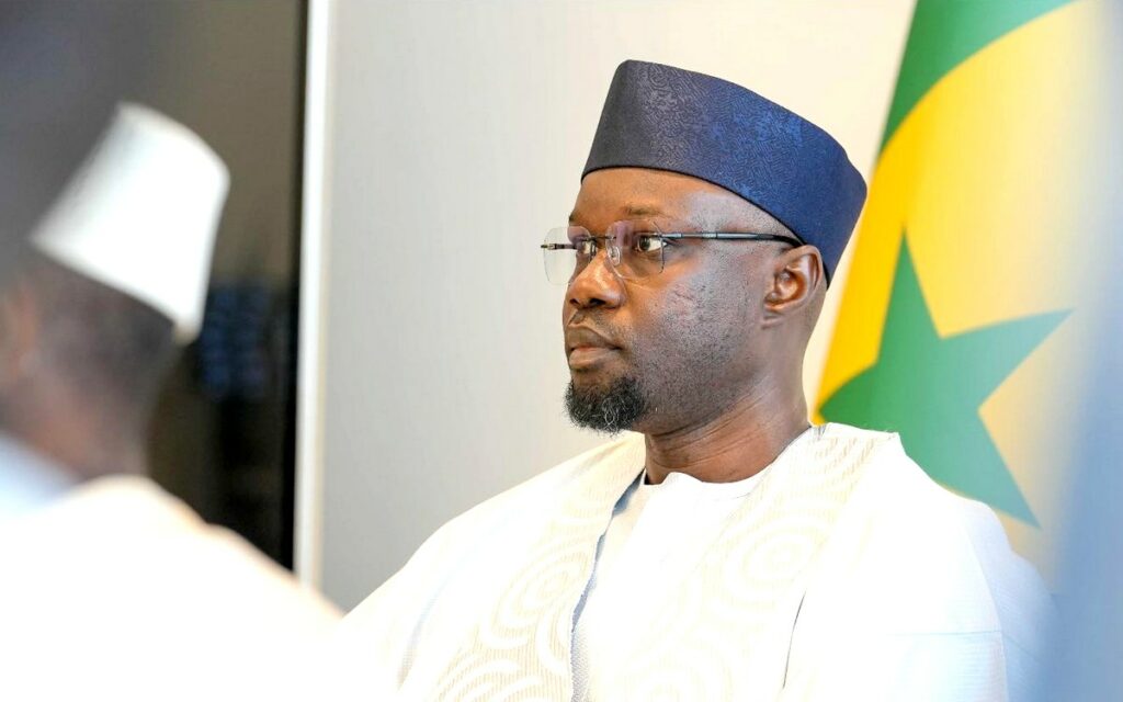 Premier ministre du Senegal Ousmane Sonko