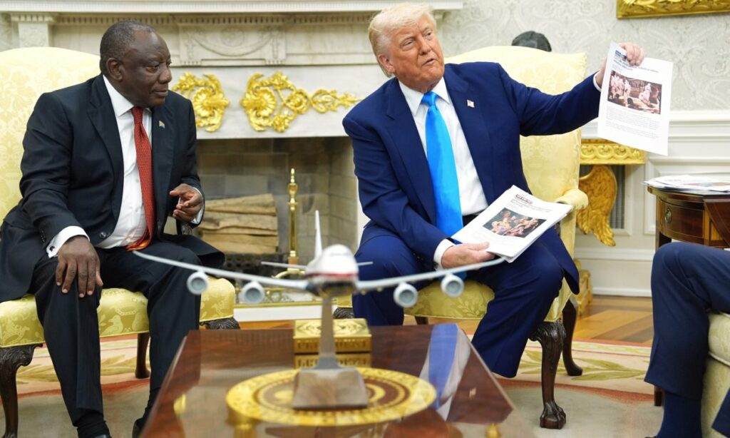 Ramaphosa et Donald Trump 2jpg
