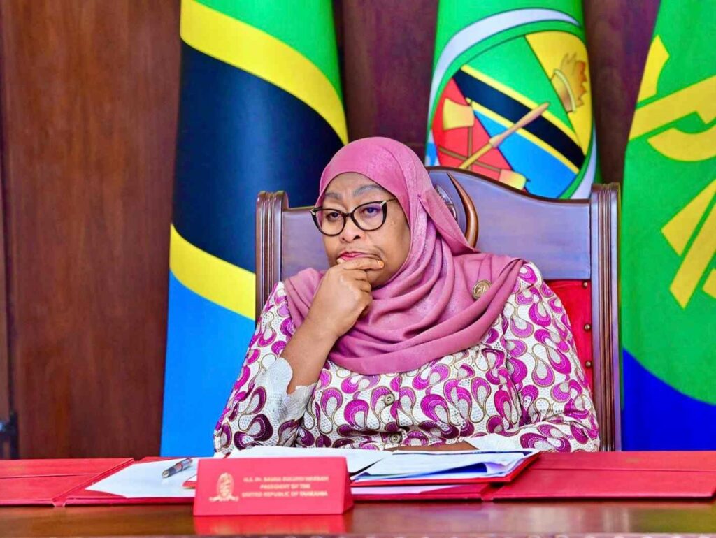 The 6th President of the Republic of Tanzania Mama Samia Suluhu